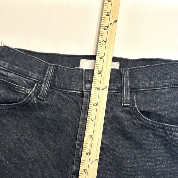 Mother Superior Jeans Black Size 25 The Scrapper Cuff Ankle Fray Who’s Sorry Now - Picture 4 of 14